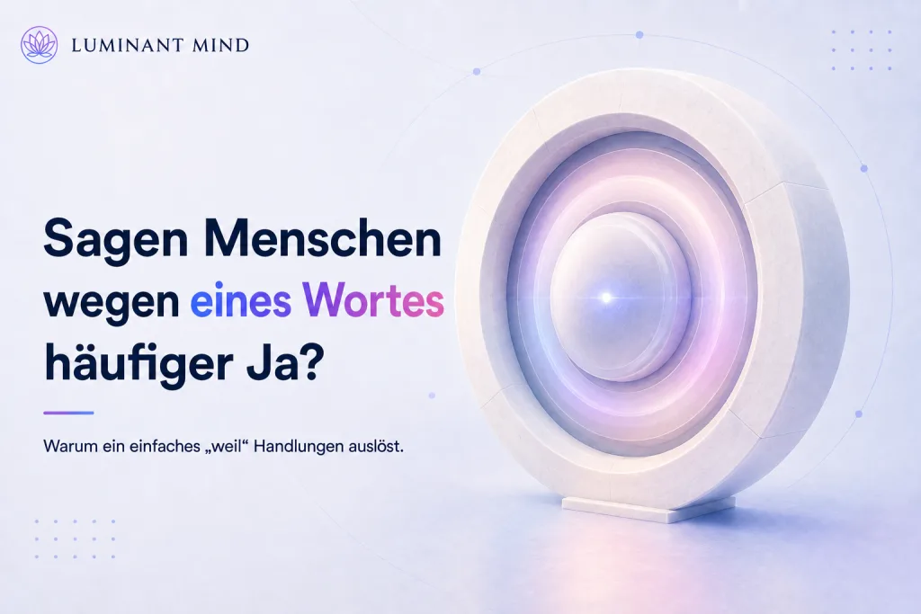 Die Psychologie des „Weil“: Wie Scheinbegründungen Entscheidungen beschleunigen