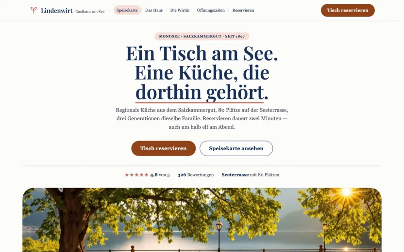 Gasthaus — Nachher